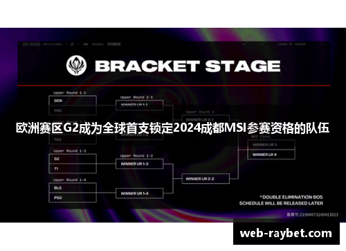 欧洲赛区G2成为全球首支锁定2024成都MSI参赛资格的队伍